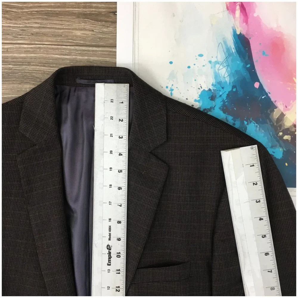 Marc Martin Mens Blazer Sport Coat Two Button‎ Jacket Wool 44R Men Casual Suits